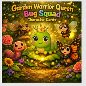 Garden Warrior Queen 20 Double Sided Bug Squad Cards